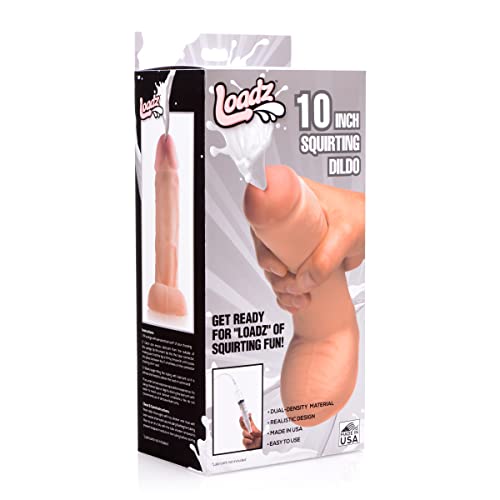 Squirting-Dildo Loadz 10 Inch mit realistischer Doppeldichte