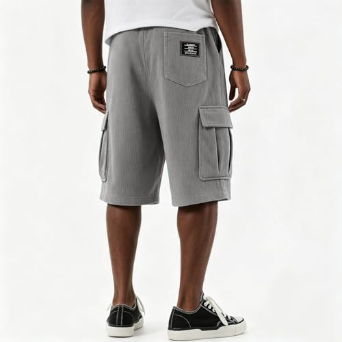 Bermuda cargo hommes baggy robuste et pantacourt mode décontracté