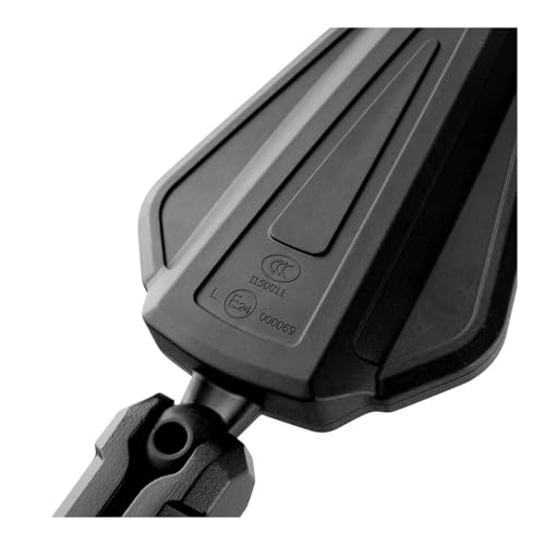 Rétroviseurs de moto 10mm et 8mm pliables à double usage route et sentier