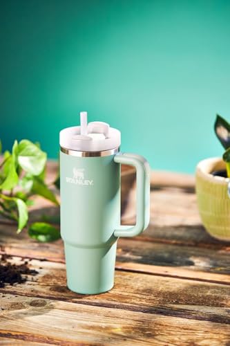 Image of STANLEY Quencher H2.0 Tumbler with Straw 40 oz | Flowstate 3-Position Lid | Cup Holder Compatible for Travel | Insulated Stainless Steel Cup | BPA-Free | Eucalyptus