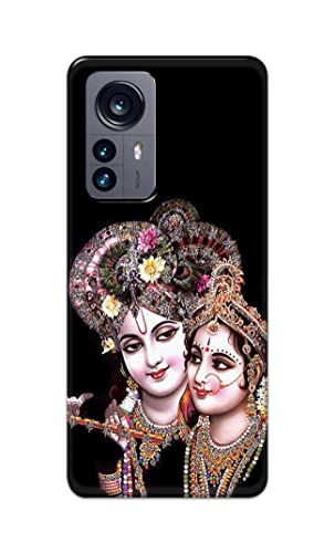 Image of PRINTFIDAA� Printed Hard Back Cover Case for Xiaomi 12 Pro Back Cover (Radha Krishna) -2808