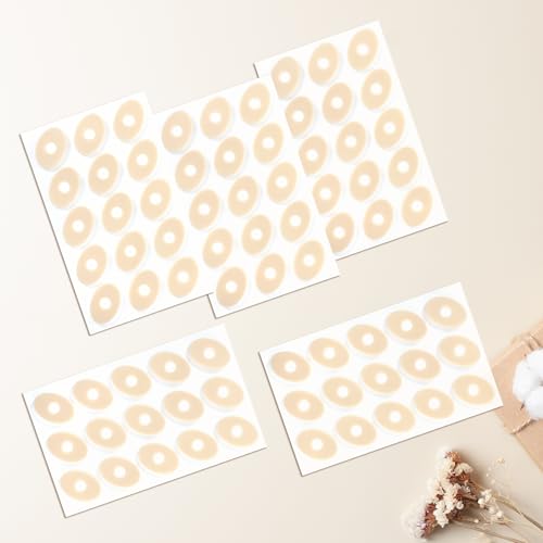 Image of 90 Pcs Corn Cushions for Feet, Corn Pads for Feet, Latex Sponge Foot Callus Pads, Self-Adhesive Foot Care, Corns Protectors and Reduce Friction
