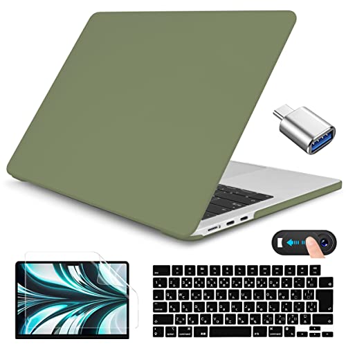 CISSOOK MacBook Air 13.6 2025 2024 P[X  s A{JhO[ Jo[ V^ a3240 a3113 a2681 macbook air 13 m2 m3 m4 Jo[  Avocado Green