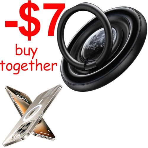 Magnetic Case & Magnetic Phone Grip Ring Holder Kickstand Spinner