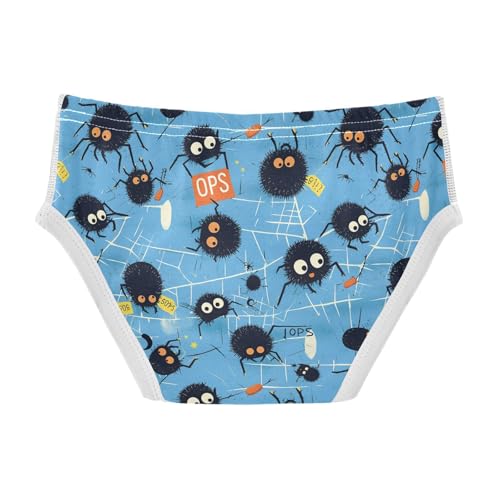 visesunny Boys Potty Training Underwear Ops Cartoon Spider Web Breathe Cotton Briefs Size 2T-8Y for Toddler2