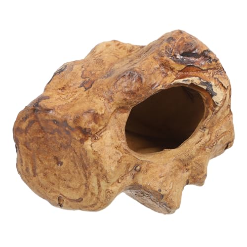 GRIRIW Reptile Hideout and Fish House Aquarium Caves for Shrimp Breeding Natural Hiding Spots for Fish and Reptiles Improves Water and Promotes Activity