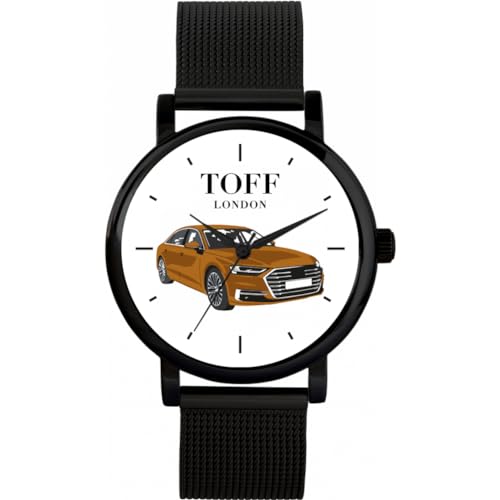 Reloj de moda Toff London Brown para looks ejecutivos y eventos sociales