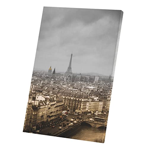 Toile imprimée Quais de Seine Paris poster mural décoration haute définition