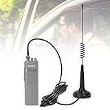 HYSHIKRA 27Mhz Magnetic Antenna, CB Antenna with 2.7inches Magnet Mount Base, 4meters RG58 Cable for Cobra Uniden Midland President Randy Transceivers (BNC-Male) - Image 4