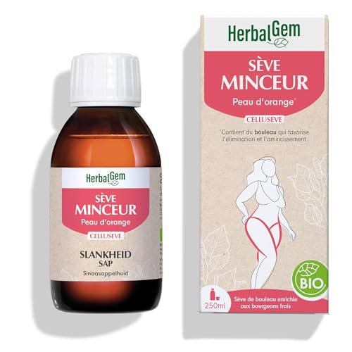 HerbalGem - Cellusève - À Base De Sève De Bouleau Fraîche - Enrichi Aux Bourgeons - Recette Traditionnelle - Certifié Bio - 250 ml