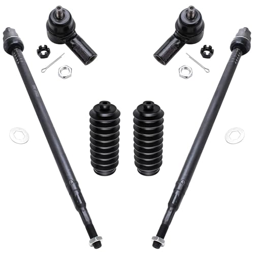Image of Detroit Axle - Front End 14pc Suspension Kit for 01-05 Honda Civic 2001 | 2002 2003 2004 2005, 2 Lower Control Arms 2 Ball Joints 4 Outer & Inner Tie Rods 4 Front and Rear Sway Bars 2 Boots