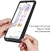 Niopiee for LG Velvet 5G Case Hybrid Drop Protection Clear Case Heavy Duty Hard Rugged Anti-Slip Bumper Anti-Scratch Armor Protective Phone Cover for LG Velvet 5G Black