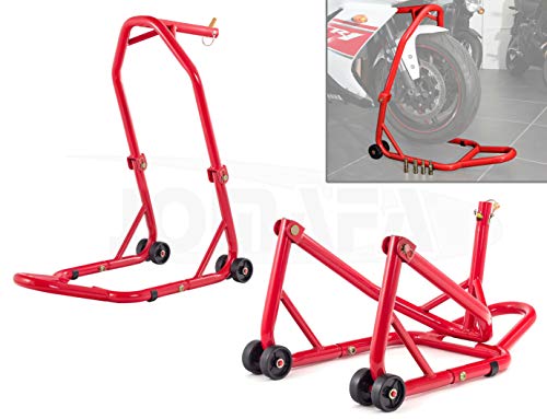 Caballete de moto para rueda delantera