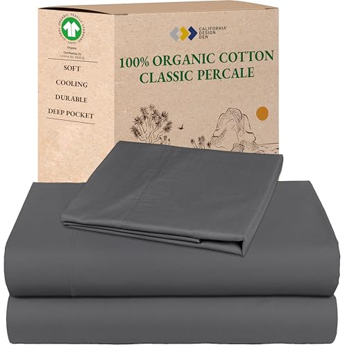California Design Den Twin XL Organic Cotton Sheet Set
