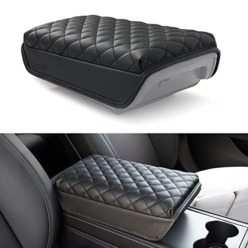 PACEWALKER Tesla Model 3 Modelo Y Consola Central Reposabrazos Cubierta del Reposabrazos Cojín Cojín del Consola Central Cubierta del Compartimento de Almacenamiento Accesorios interiores Cover