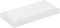 Vista 4 de Plymor Base de exhibición biselada rectangular de acrílico esmerilado, 6 "x 4" D x 0.5" H