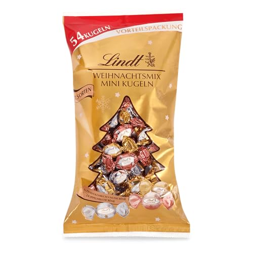 Lindt Schokolade | Weihnachtsmix Mini Kugeln XXL Mischbeutel Glamour|...