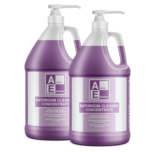 Active Element Bathroom Cleaner Concentrate- Makes 64 Gallons -Multipurpose Foaming Spray for Tub and Tile, Shower, Sink, Bathtub and Toilet