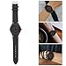 Imagen de WRITWAA Reloj de Pulsera Masculino de Cuarzo Correa de Madera Negra Diseño Casual Movimiento Preciso Resistente para Uso Diario y Ocasiones Formales Estilo Duradero para Hombre