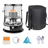 * Économie d'énergie et sécurité : notre poêle à kérosène consomme moins de carburant, la consommation maximale de carburant n'est que de 0,25 litre/heure, avec un couvercle en maille anti-brûlure, et la table chauffante est non toxique et respectueuse de l'environnement.Réservoir de carburant scellé pour de meilleures performances de sécurité.