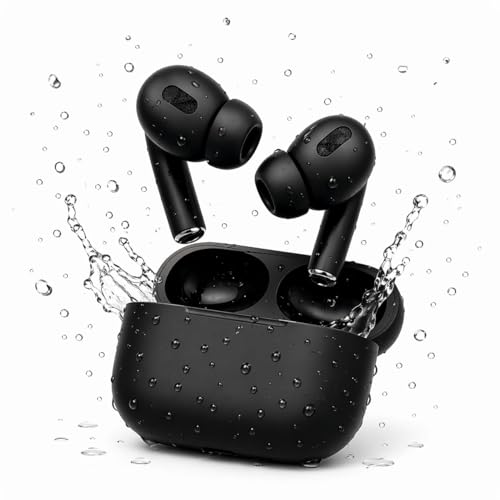 Image of Wireless Bluetooth Earbuds with Fast Pairing, ANC Mic, Hi-Fi Stereo Sound, Touch Control, Type-C Charging Case, IPX5, TWS Earphones for Calling, &Gaming Music (Black)