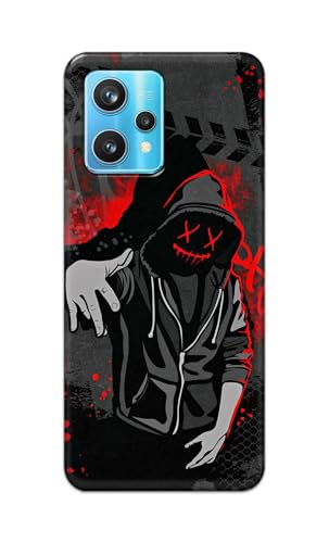 Image of Printed Hard Back Cover for Realme 9 Pro Plus 5G | Realme 9 Pro+ 5G Back Cover (Hoodie Rapper) -190724(EA)