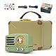 Muzen Radio mit Bluetooth Klein, OTR Metal Speaker, Kleines Radio mit Batterie,Indoor Vintage Deko Retro, Hi-Fi Stereo Bluetooth Lautsprecher, Geschenke für Frauen/Familie