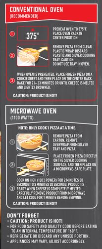 Red Baron Deep Dish Singles 4 Cheese Pizza 11 2 oz frozen 2 count Pack of 1 — view 16