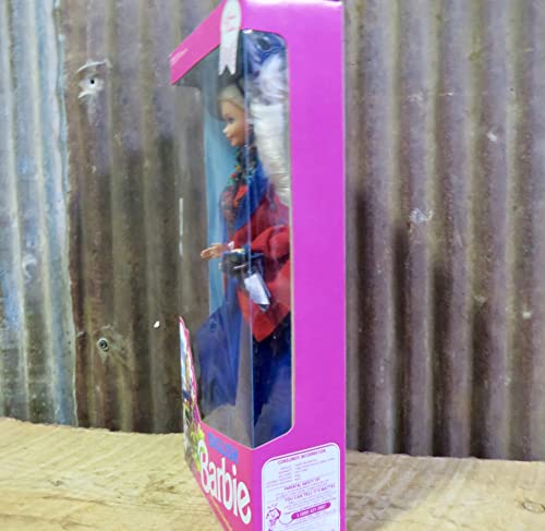 Muñeca Barbie 1991 vestida para equitación miniatura 3