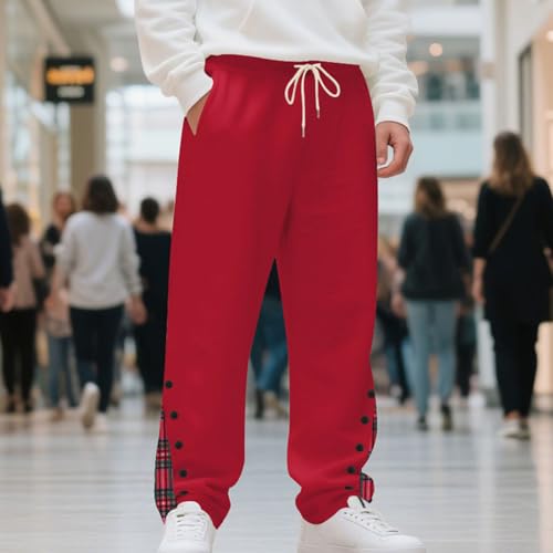 Ankel Side Trim Sports Mens Sweatpants Premium Stretch Workout Track Pants Casual Relaxed Fit Straight Wide Leg Pants2