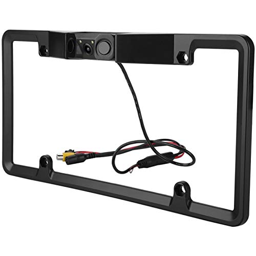 Image of 3 in 1 Car License Plate Frame Parking Rearview Camera Rear View Camera with Video Cable for Reversing Safety , Other Anti Theft Alarms