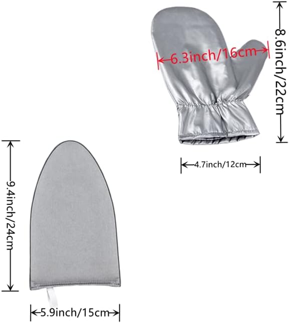 3 Pack Garment Steamer Ironing Gloves Mini Ironing Board Steam Resistant Gloves With Finger Ring Heat Resistant Garment Steamer Gloves For Garment Steamer Ironing Accessories image 3