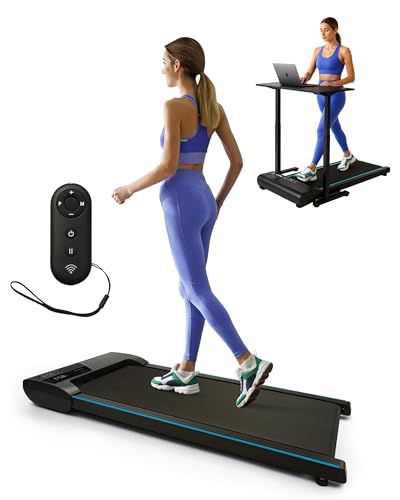 Kayman 3-in-1 Walking Pad Treadmill – Under Desk Electric Treadmill, Space-Saving, 120kg Capacity,...