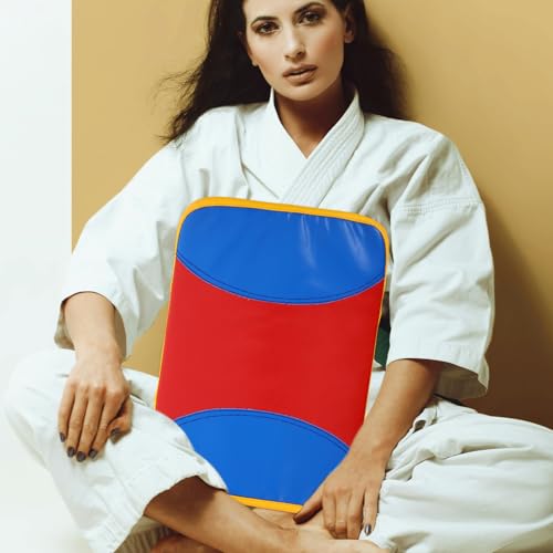 Protector de patada para taekwondo BESPORTBLE con asa y correas ajustables 6