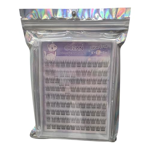 Ocean Glue Free Eyelash, Kendinden Yapışkanlı Kirpik, Yapıştırıcı Gerektirmez, Doğal Görünüm, Kolay Uygulama, Yeniden Kullanılabilir, Kadın Makyajı