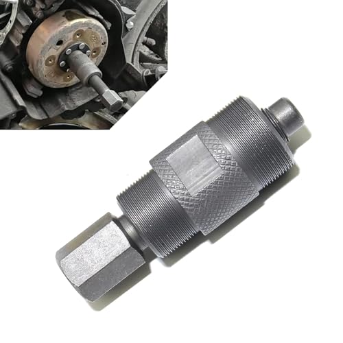 Shakas Flywheel Puller (24mm & 27mm), Dual Head Motor Puller, GY6 CG25 JH70 SG50 50CC-150CC Engine Modification Replacement Parts, Suitable for Most Cars, Motorcycles, Scooters (Black)