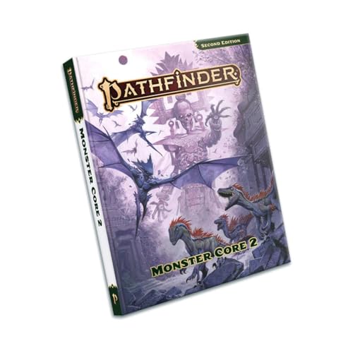 Pathfinder Monster Core 2 Hardcover - 376 Pages | Over 300 Monsters | Second Edition Remaster RPG Rulebook | Official Paizo Gaming Guide
