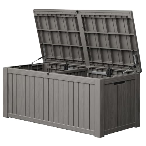 Image of Outdoor Storage Box Waterproof, 200 Gallon Deck Box for Patio Storage