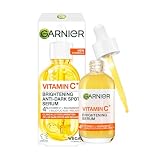 Garnier Vitamin C Serum gegen Pigmentflecken, Gesichtsserum mit 4 Prozent Vitamin C, Niacinamid, Salicylsäure und Melasyl, strahlender Glow Booster, Hautpflege für alle Hauttypen, 1 x 30 ml
