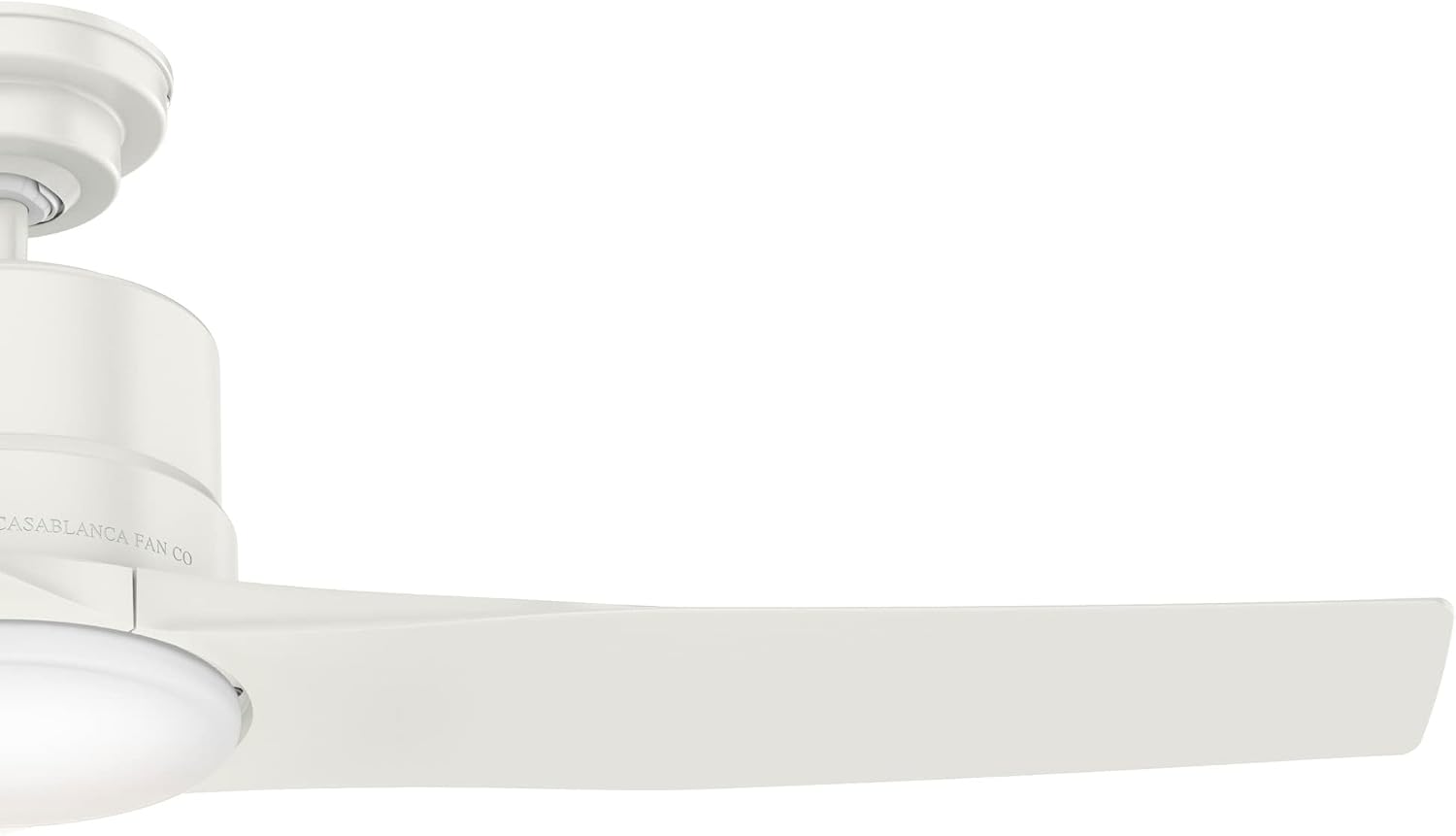 Casablanca Fan 52 Inch Casual Fresh White Finish Outdoor Ceiling Fan With LED Light Kit and Remote Control (Renewed)