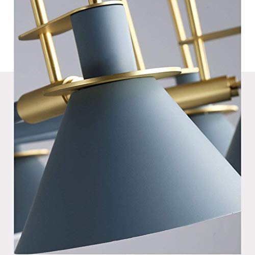 Suspension grappe industrielle luminaire de salon moderne - 4
