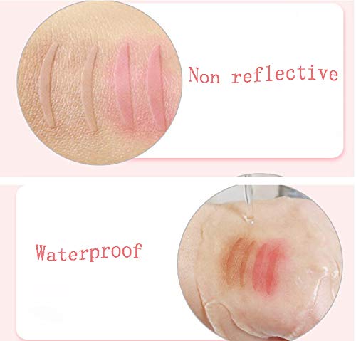 2 Rolls 600 Pairs Slim and Wide Single Side Double Eyelid Stickers Breathable Natural Invisible Eyelid Tape Sticker Instant Eye Lift for Hooded Droopy Uneven Mono-eyelids Small Eyes