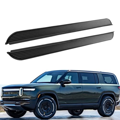 Estribos de aluminio para Rivian R1S 2022-2026, 2 piezas