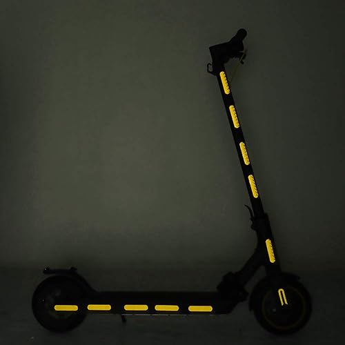 Miniatura 4 de 20 calcomanías reflectantes universales autoadhesivas nocturnas para scooter eléctrico, tira de advertencia impermeable para accesorios de