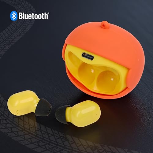 Image of Monster Jam - Wireless Earbuds, True Wireless Bluetooth Earbuds, in-Ear Headphones with Active Noise Cancelling and Charging Case (EI Toro)
