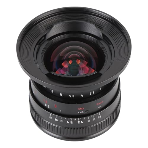 12mm F2.0 APS C大型口径カメラレンズレンズレンズFS7 FS7M2 FS72 FS5 FS5M2K A3000 A5000用NEX 3、NEX 3N、NEX 3R、NEX C3、NEX F3K、NEX 5K、ZVE-10、ZV-E1 (黒)