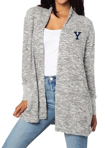 Image of chicka-d Women's Cozy Fleece Cardigan Heather Grey
