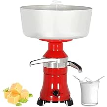 Cream Separator for Raw Milk, 80l Milk Cream Centrifugal Separator, Electric Stainless Steel Milk Splitter, Cream Butter Skimmer, Fresh Milk Cow Sheep Goat Cream Separator