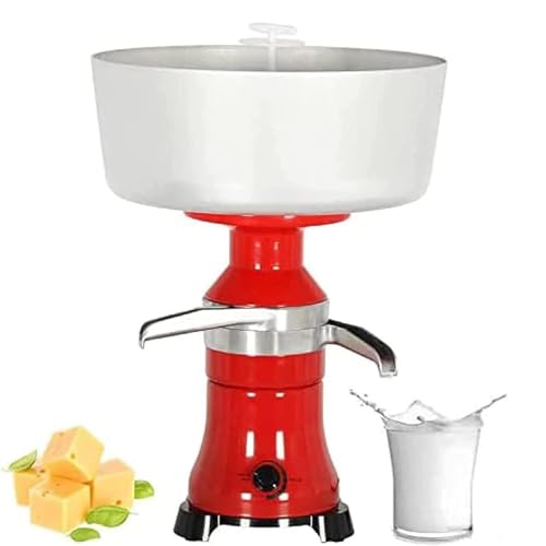 YMAOMAO Cream Separator for Raw Milk, 80l Milk Cream Centrifugal Separator, Electric Stainless Steel Milk Splitter, Cream Butter Skimmer, Fresh Milk Cow Sheep Goat Cream Separator