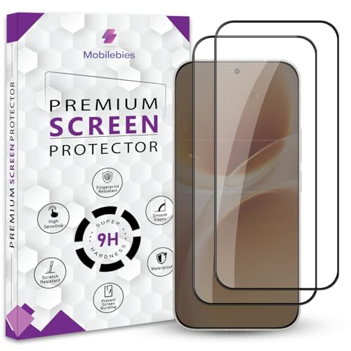 Image of Premium Tempered Glass Screen Protector Guard For Vivo V70 5G (6.59 Inch, Pack of 2) | Edge to Edge Coverage With Easy to installation kit